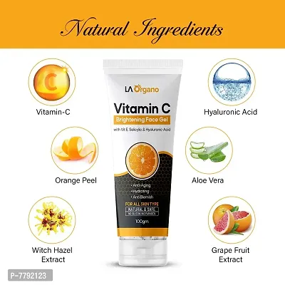 LA Organo Vitamin C Face Cream & Brightening Face Gel Combo Pack (Pack of 2) 150g-thumb4