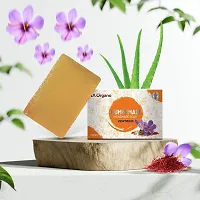 LA Organo Handmade Honey, Kumkumadi & Papaya Bath Soap (100g each, Pack Of 3)-thumb1