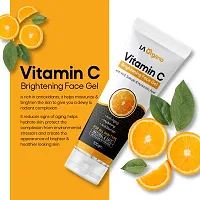 LA Organo Vitamin C Brightening Face Gel & Anti Acne Soap Combo, Soap For Remove Acne, Blemishes, Scars, Aloevera Gel For Hydrating Skin & Brightening, Non Sticky, Light & Quick Absorbing (Pack of 2)-thumb4