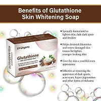 LA Organo Glutathione Shea & Cocoa Butter Soap (100 gm, Pack of 3)-thumb1