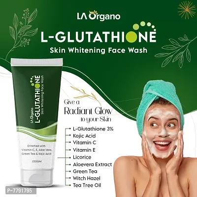 LA Organo Papaya Skin Whitening Cream and Glutathione Face Wash (Combo Pack of 2)-thumb4