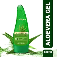 LA Organo Pure Aloe Vera Gel From Freshly Cut Aloe Plants for Face Glow, Skin Moisturizer and Hair Growth, Deeply Hydrating, Repairing Daily Moisturizer, Aftershave Lotion - 120 Ml-thumb4