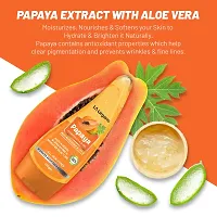 LA Organo Papaya Hydrating Face Gel, Papaya Cream & Papaya Soap for Anti-Ageing & Brighter Skin Tone (Pack of 3) 270g-thumb1