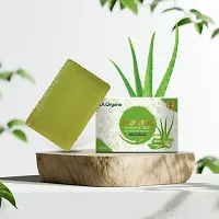 LA Organo Aloe Vera Handmade Natural Bath Soap Enrich with Vitamin E,Glycerine - 100gm-(Pack of 3)-thumb1
