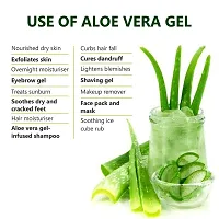 LA Organo Pure Aloe Vera Gel From Freshly Cut Aloe Plants for Face Glow, Skin Moisturizer and Hair Growth, Deeply Hydrating, Repairing Daily Moisturizer, Aftershave Lotion - 120 Ml-thumb3