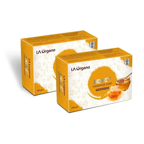 LA Organo Honey Handmade Natural Bath Soap - 100gm