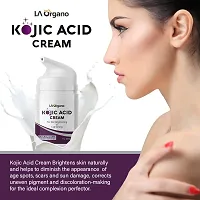 LA Organo Kojic Acid Face Cream Enriched with Vitamin E, Niacinamide, Hyaluronic Acid for Skin Brightening  Lightening, Fade Away Dark Spots  Scars (Pack of 1) 50 GM-thumb2