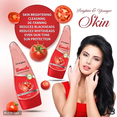 LA Organo Aloevera Gel & Tomato Hydrating Soothing Gel for Skin Nourish, Clarifying & Vitalizing (Pack of 2) 240 g-thumb3