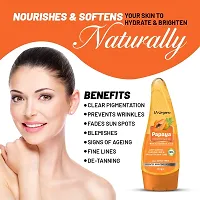 LA Organo Papaya Hydrating Face Gel, Papaya Cream & Papaya Soap for Anti-Ageing & Brighter Skin Tone (Pack of 3) 270g-thumb2