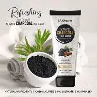 LA Organo Activated Charcoal Face Wash, 100 g-thumb2