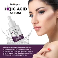 LA Organo Kojic Acid Face Serum, Face Cream  Foaming Face Wash for Skin Brightening  Lightening (Pack of 3) 180g-thumb2