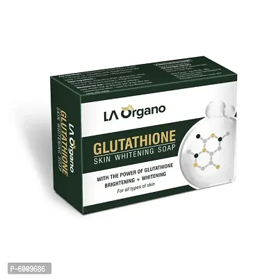 LA Organo Glutathione Skin whitening Soap For Brightening and Whitening 100 GM (Pack of 1)-thumb0