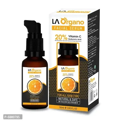 LA Organo Vitamin C Face Serum with 20% Vit C For Anti Ageing and Skin Brightening 30 ML