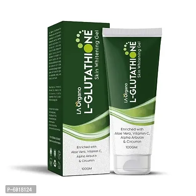 LA Organo L- Glutathione Gel for Skin Whitening, Brightening and Anti Ageing, Enrich with Vitamin C  (100 g)-thumb0