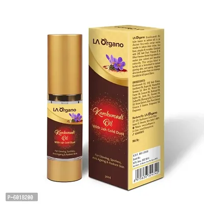 LA Organo Kumkumadi Oil Serum with Gold Dust 30 ML