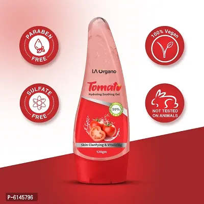 LA Organo Tomato Hydrating Soothing Gel for Skin Brightening | Skin Clarifying and Vitalizing-thumb4