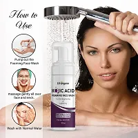 LA Organo Kojic Acid Skin Brightening and Lightening with Vitamin C Foaming Face Wash 100ML-thumb3