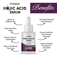 LA Organo Kojic Acid Serum for Skin Brightening and Lightening with Niacinamide and Vitamin C 30 ML-thumb3