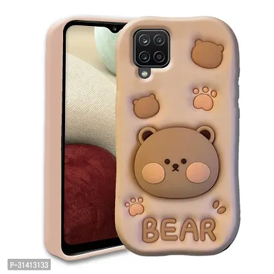 Samsung Galaxy A12 Cute Funny Bear Case