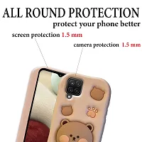 Samsung Galaxy A12 Cute Funny Bear Case-thumb3