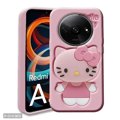 Redmi A3 2024 Cute Hello Kitty Soft Case-thumb0