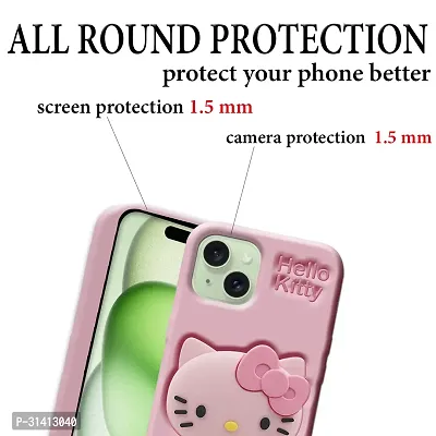 Apple iPhone 15 Cute Hello Kitty Soft Case-thumb4