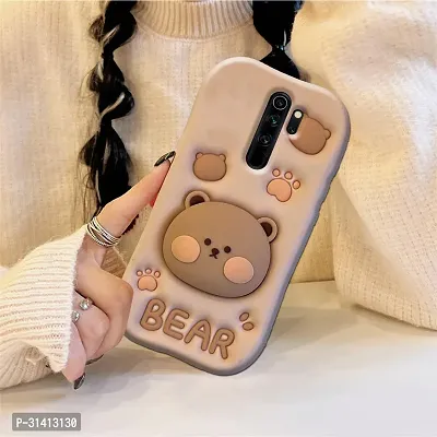 Redmi Note 8 Pro Cute Funny Bear Case-thumb5