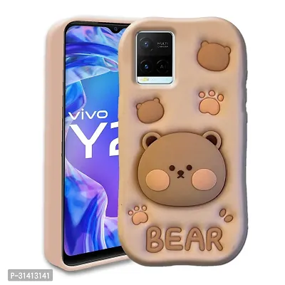 Vivo Y21-2021 Cute Funny Bear Case-thumb0