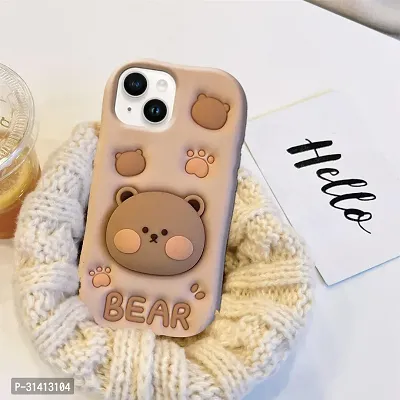 Apple iPhone 14 Cute Funny Bear Case-thumb3