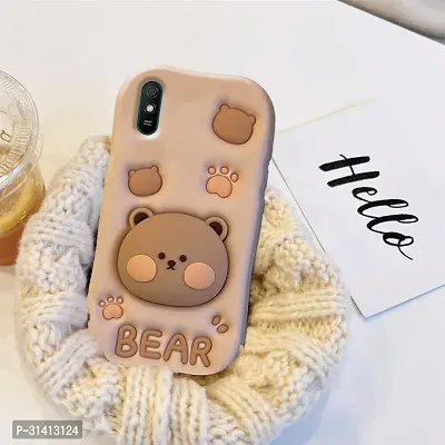 Redmi 9A Cute Funny Bear Case-thumb3