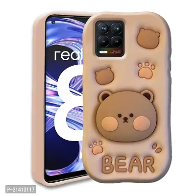 Realme 8 Cute Funny Bear Case