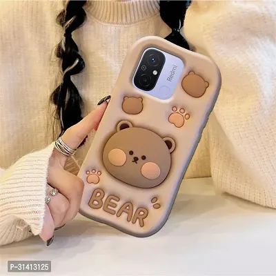 Redmi 12C Cute Funny Bear Case-thumb5