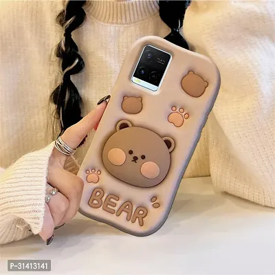 Vivo Y21-2021 Cute Funny Bear Case-thumb2