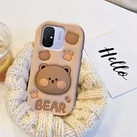 Redmi 12C Cute Funny Bear Case-thumb2