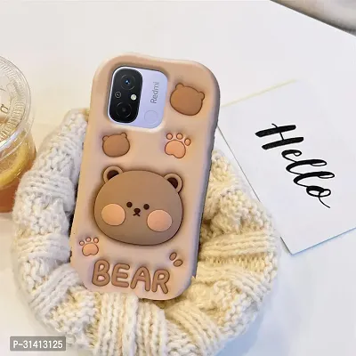 Redmi 12C Cute Funny Bear Case-thumb3