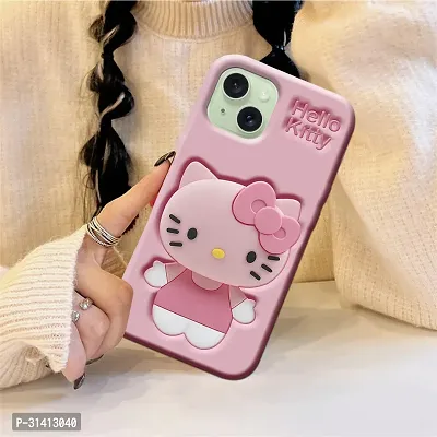 Apple iPhone 15 Cute Hello Kitty Soft Case-thumb5