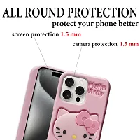 Apple iPhone 15 Pro Cute Hello Kitty Soft Case-thumb3