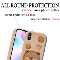 Redmi 9A Cute Funny Bear Case-thumb3