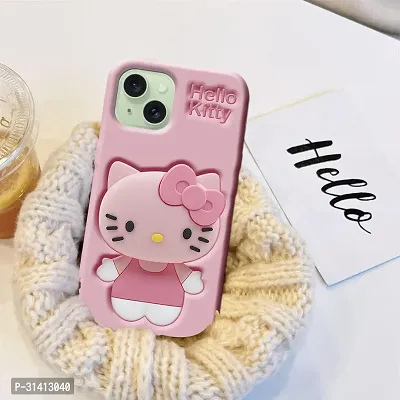 Apple iPhone 15 Cute Hello Kitty Soft Case-thumb3