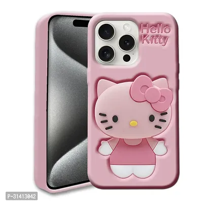 Apple iPhone 15 Pro Cute Hello Kitty Soft Case-thumb0