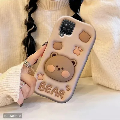 Samsung Galaxy A12 Cute Funny Bear Case-thumb5