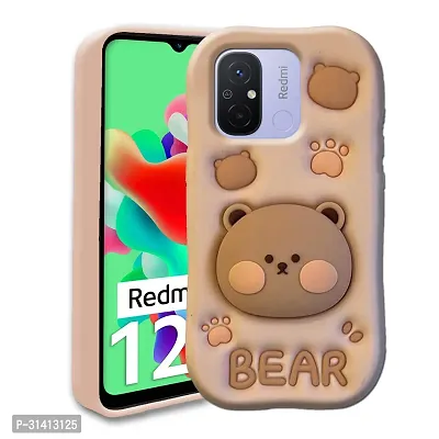 Redmi 12C Cute Funny Bear Case