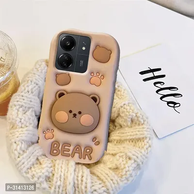 Redmi 13C 4G Cute Funny Bear Case-thumb3