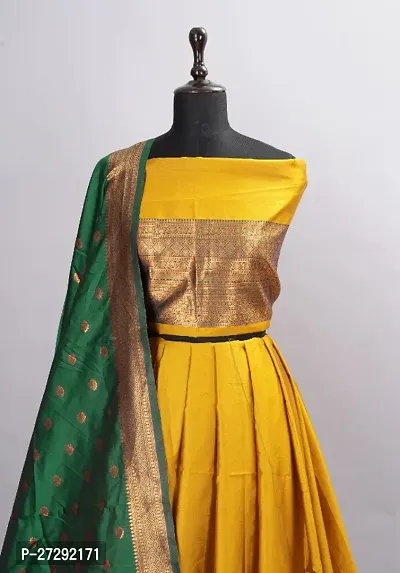 Classic Banarasi Silk Jacquard Lehenga Choli for Women-thumb2