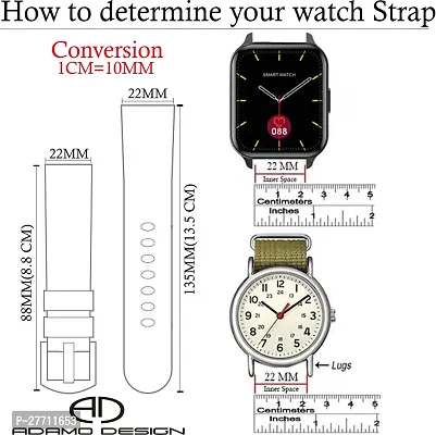 Sacriti Strap Compatible with AmazfitGTS2MiniBipProLiteGTS22eBipSGalaxy Active2 22 mm Silicone Watch Strap Whitepack of 1-thumb3