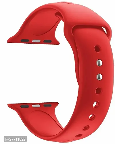 Sacriti Soft Silicone Sports Band Compatible with iWatch 40MM 40 mm Silicone Watch Strap Redpack of 1