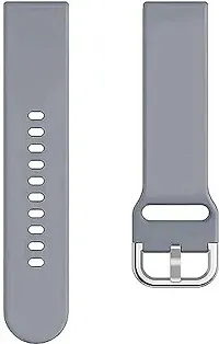 Sacriti Replacement Band 19mm Metal Buckle Silicon Compatible with Boat Storm Noise 19 mm Silicone Watch Strap Black Grey pack of 2-thumb1