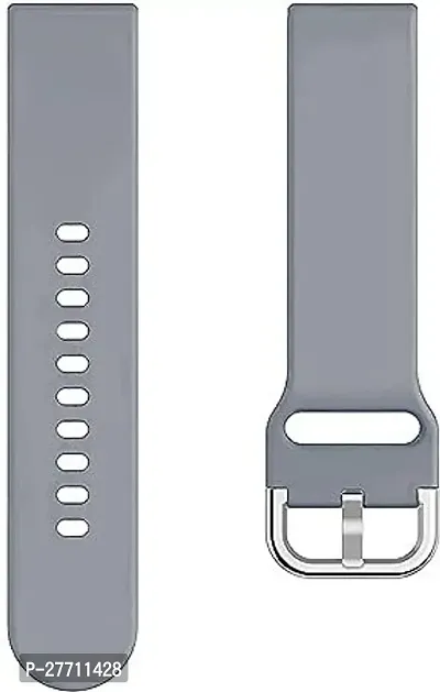 Sacriti Replacement Band 19mm Metal Buckle Silicon Compatible with Boat Storm Noise 19 mm Silicone Watch Strap Black Grey pack of 2-thumb2