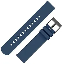 Sacriti Buckle Silicone Belt 22mm compatible with Noise Noisefit Active Sports Band 22 mm Silicone Watch Strap Bluepack of 1-thumb1