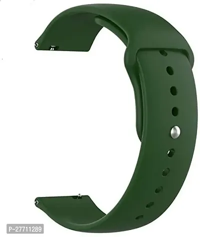 Sacriti 22 mm green button watch strap 22 mm Silicone Watch Strap Green